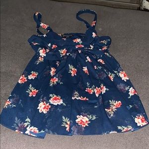 Express floral babydoll top NWT Sz small